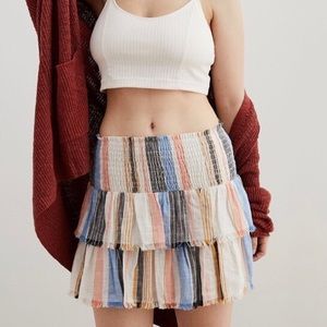 Aerie Tiered Ruffle Skirt